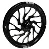 Black Contrast Dragster Front Wheels - Nightmare