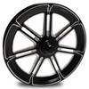 Black Contrast Dragster Front Wheels - Valor