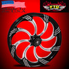 Harley Davidson Black Contrast Tri Glide and Freewheeler Wheels - Slasher