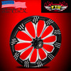 Harley Davidson Black Contrast Tri Glide and Freewheeler Wheels - Warlock