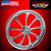 Harley Davidson Chrome Tri Glide and Freewheeler Wheels - Glide