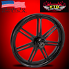 Harley Davidson All Black Road Glide Wheels - Valor