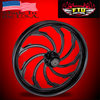 Harley Davidson All Black Road Glide Wheels - Venom