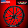 Harley Davidson All Black Road Glide Wheels - Viper