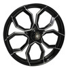 Black Contrast Cut Ultra Classic Ultra Limited Wheel Widow L