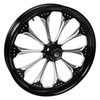 Black Contrast Trike, Tri Glide, Freewheeler Wheels Wizard