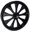 21 inch Black Road Glide Wheels by FTD Customs