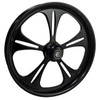 21 inch Black Road King Wheels by FTD Customs Raptor