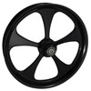 Harley Davidson All Black Wide Tire Front Wheels 5 Blade