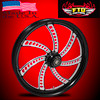 Harley Davidson Black Contrast Trike Wheels - Slapshot