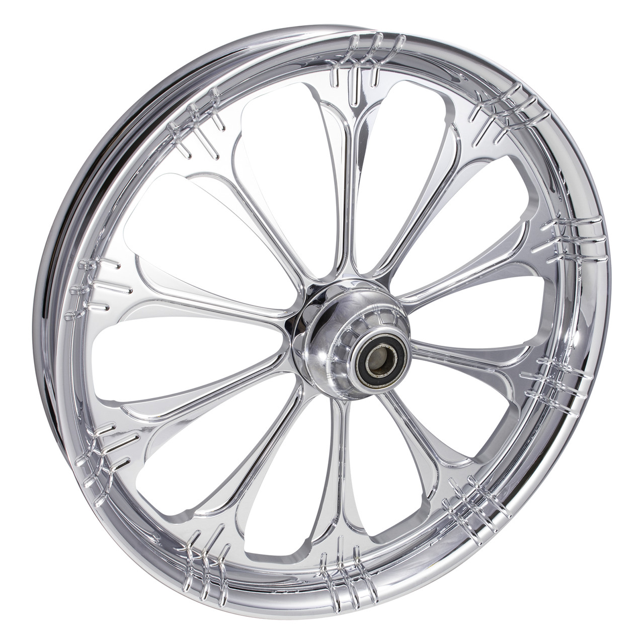 Chrome Indian Challenger Wheels Warlock