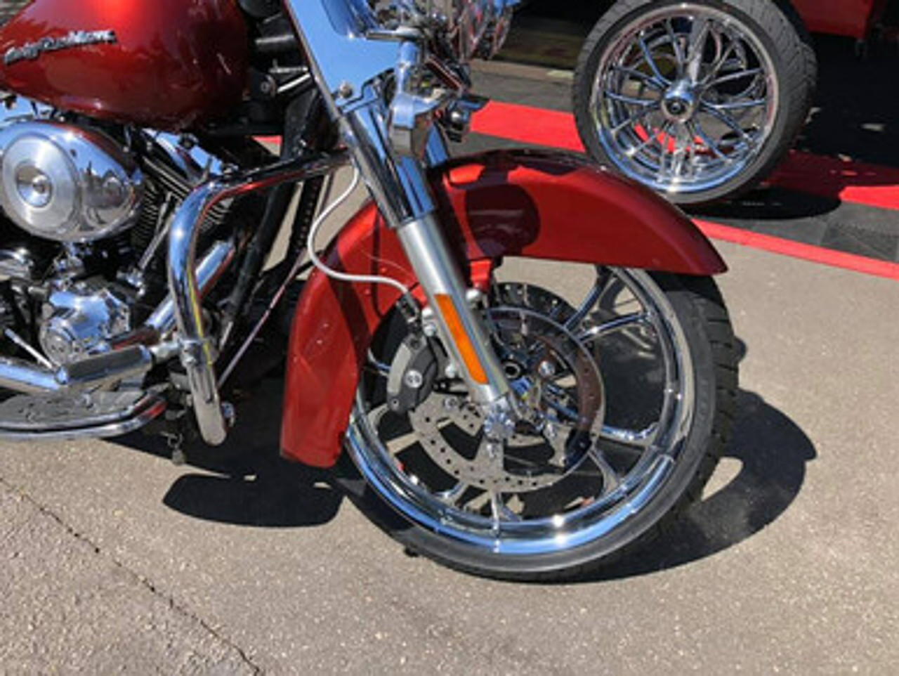 Harley Davidson FTD Customs Chrome Wide Tire Front Wheels Cyclone