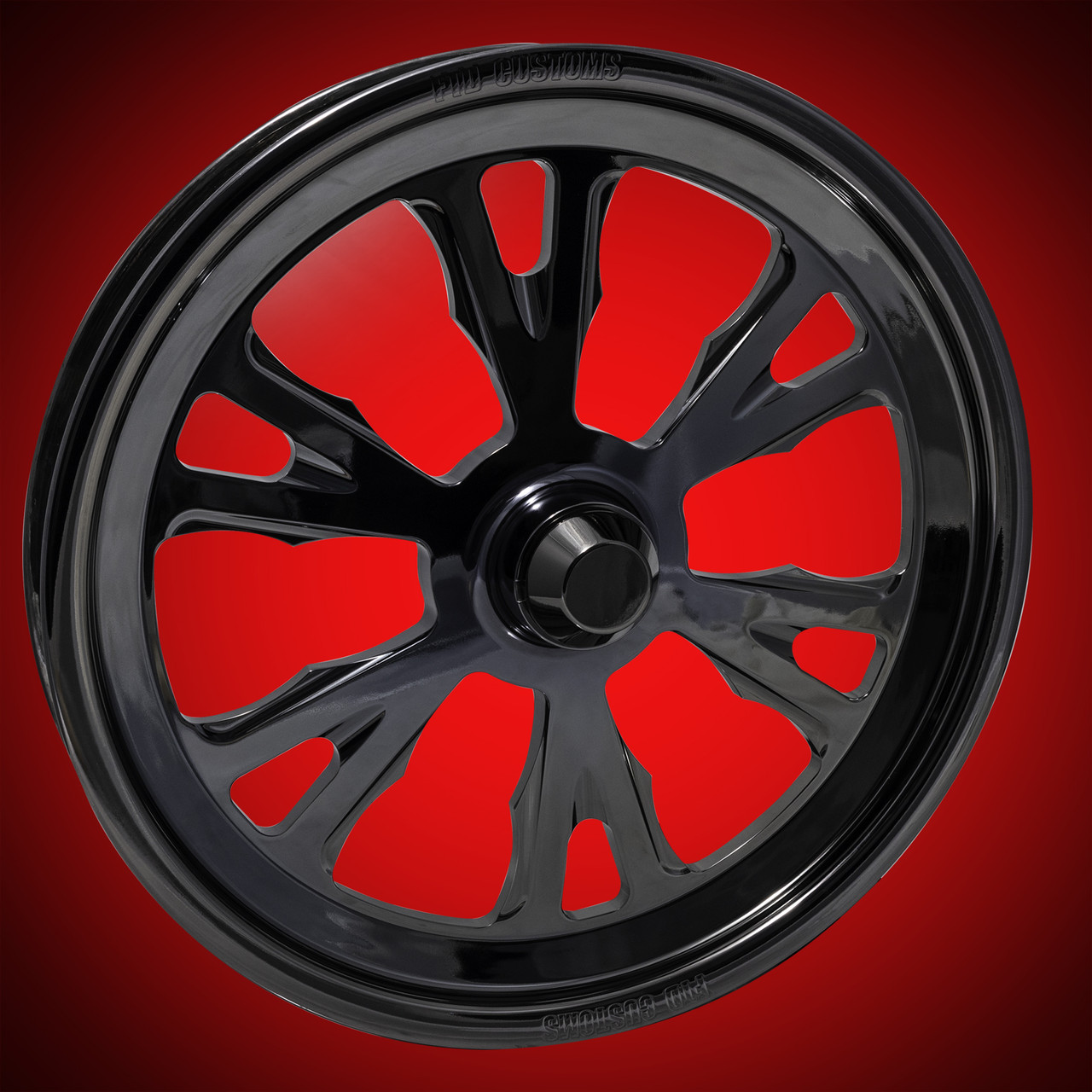 Black Chrome Dragster Wheels