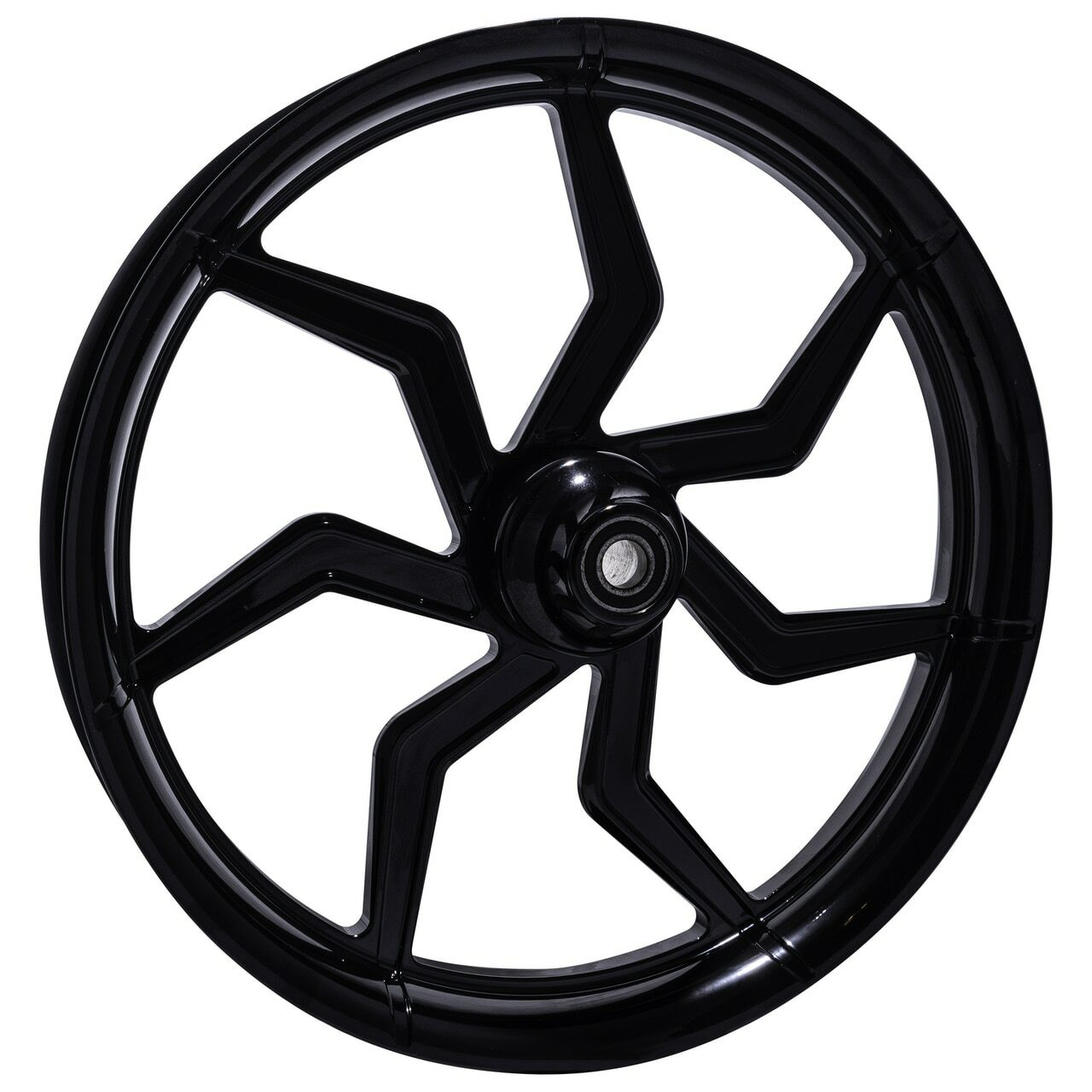 21 inch Black Street Glide Wheels Sniper