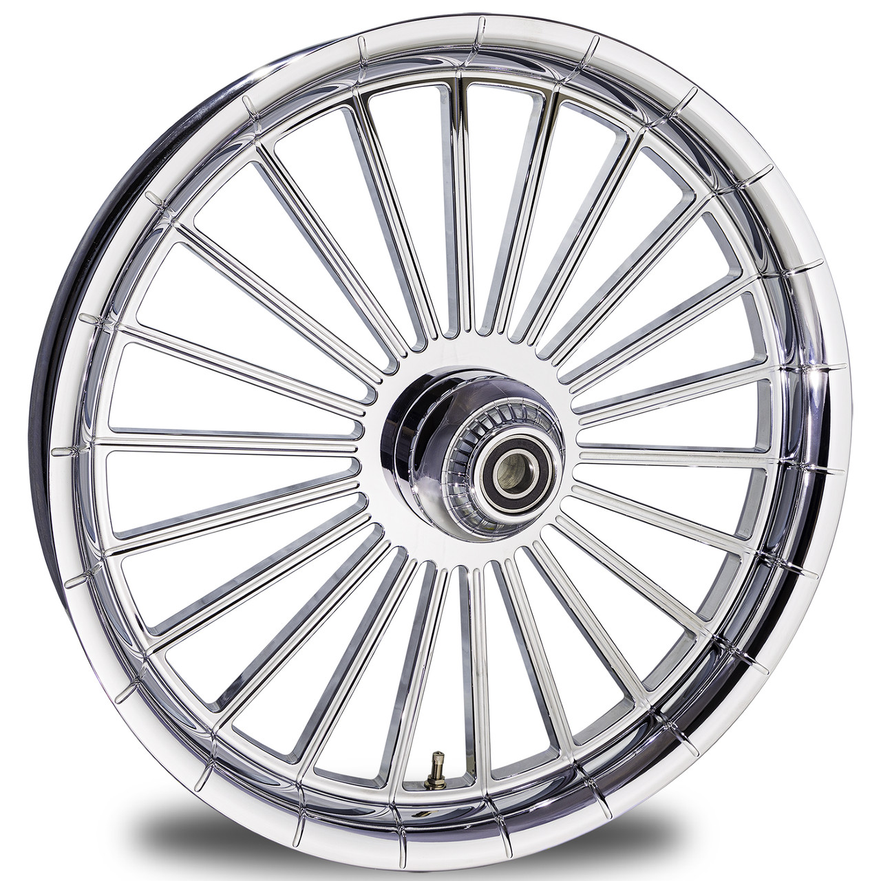 FTD Customs Chrome Harley Davidson 26 Fat Front Wheels Gambino