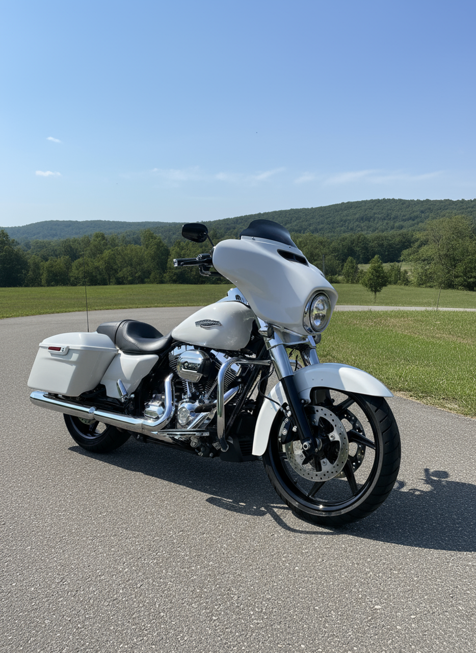 Harley Davidson Black Street Glide Wheels - Sniper