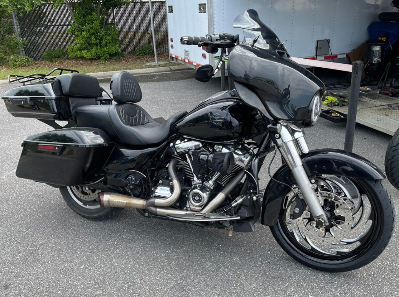 Harley Davidson Road King Wheels Black Contrast - Predator