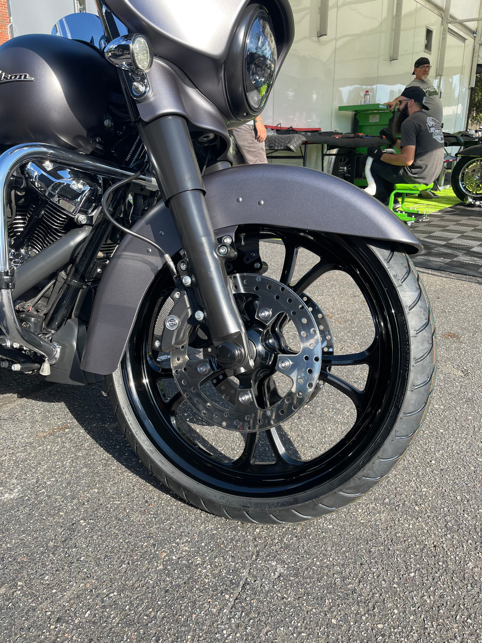 Harley Davidson Road King Wheels All Black - Cyclone