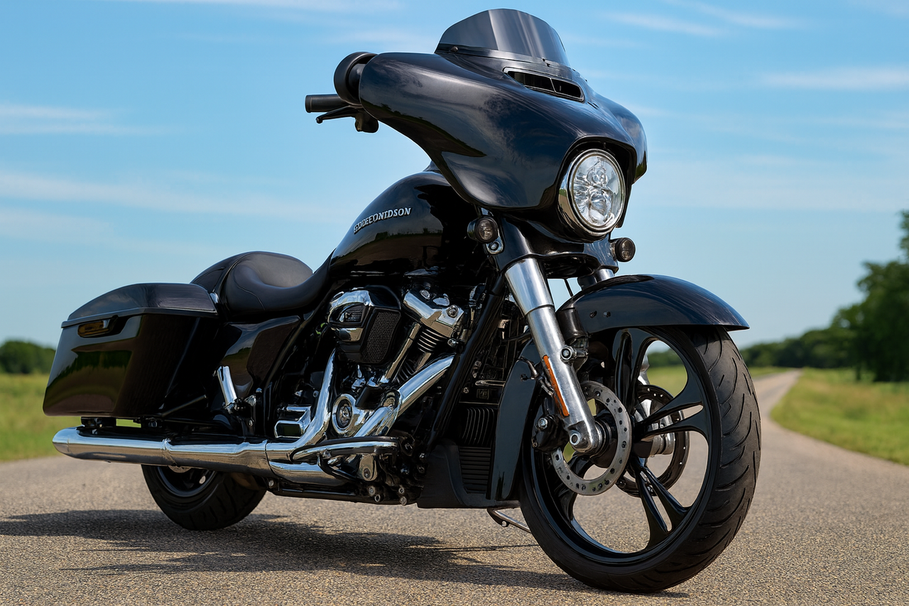 Harley Davidson Ultra Classic  Wheels All Black - Raptor