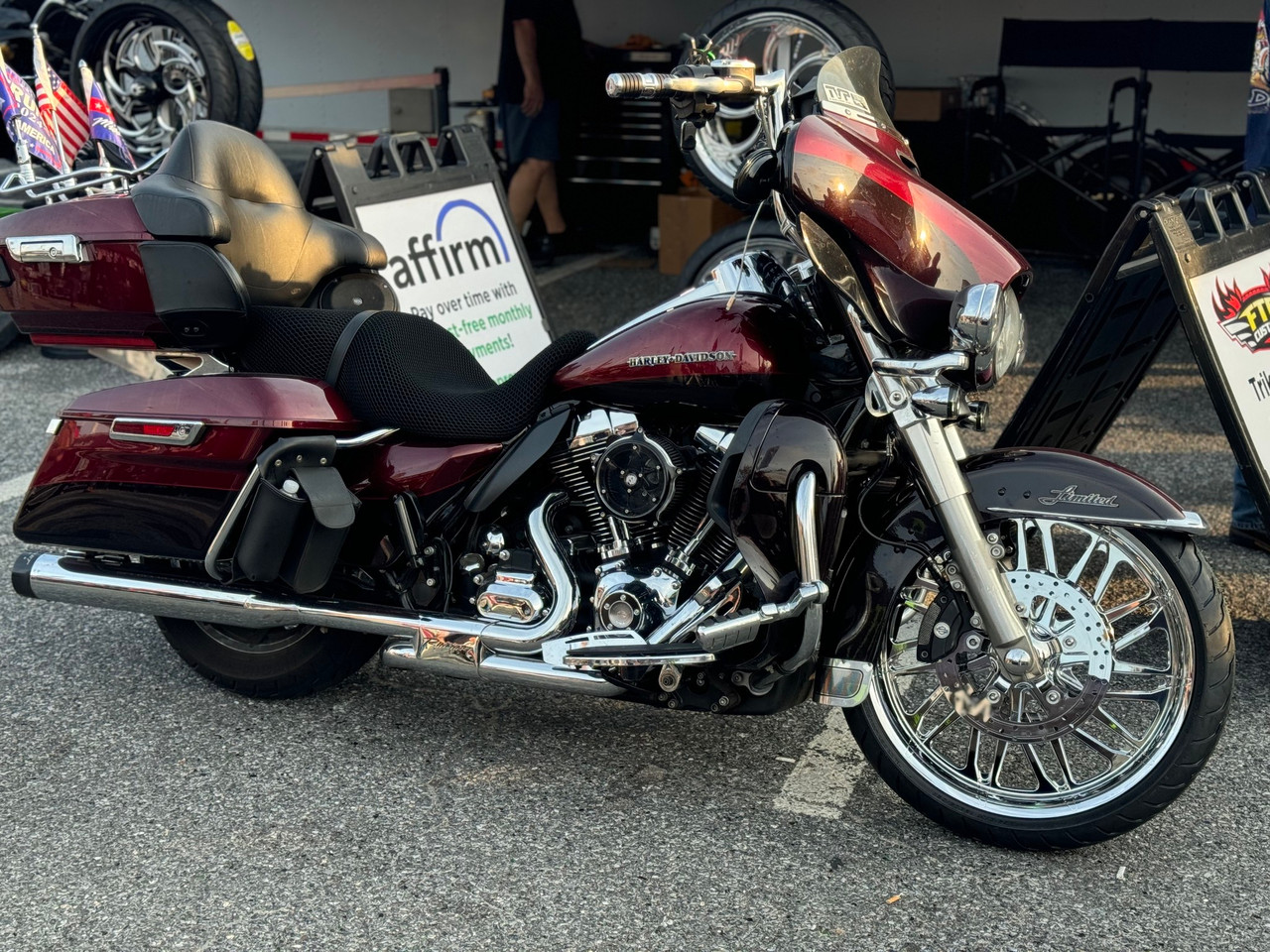 Harley Davidson 18 x 5 Fat Front Wheels Chrome PVD - Mission