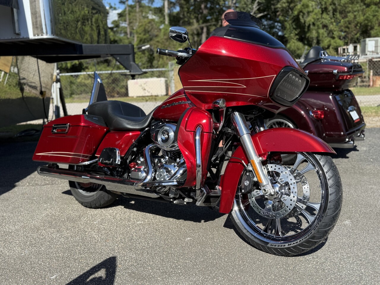 Harley Davidson 18 x 5 Fat Front Wheels Chrome PVD - Maverick