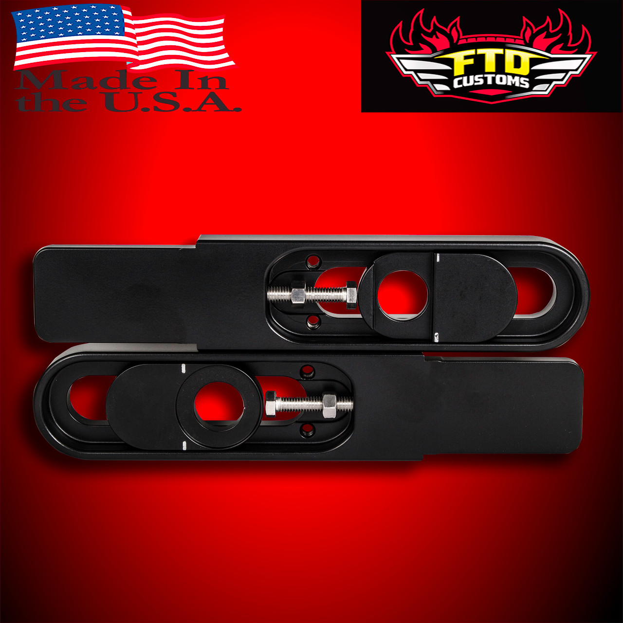 アレンネス Honda CBR 1000 Swingarm Extensions - Black Finish