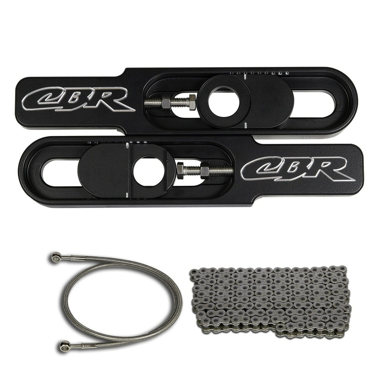 Honda CBR 929-954 Swingarm Extensions - Black Finish - Engraved