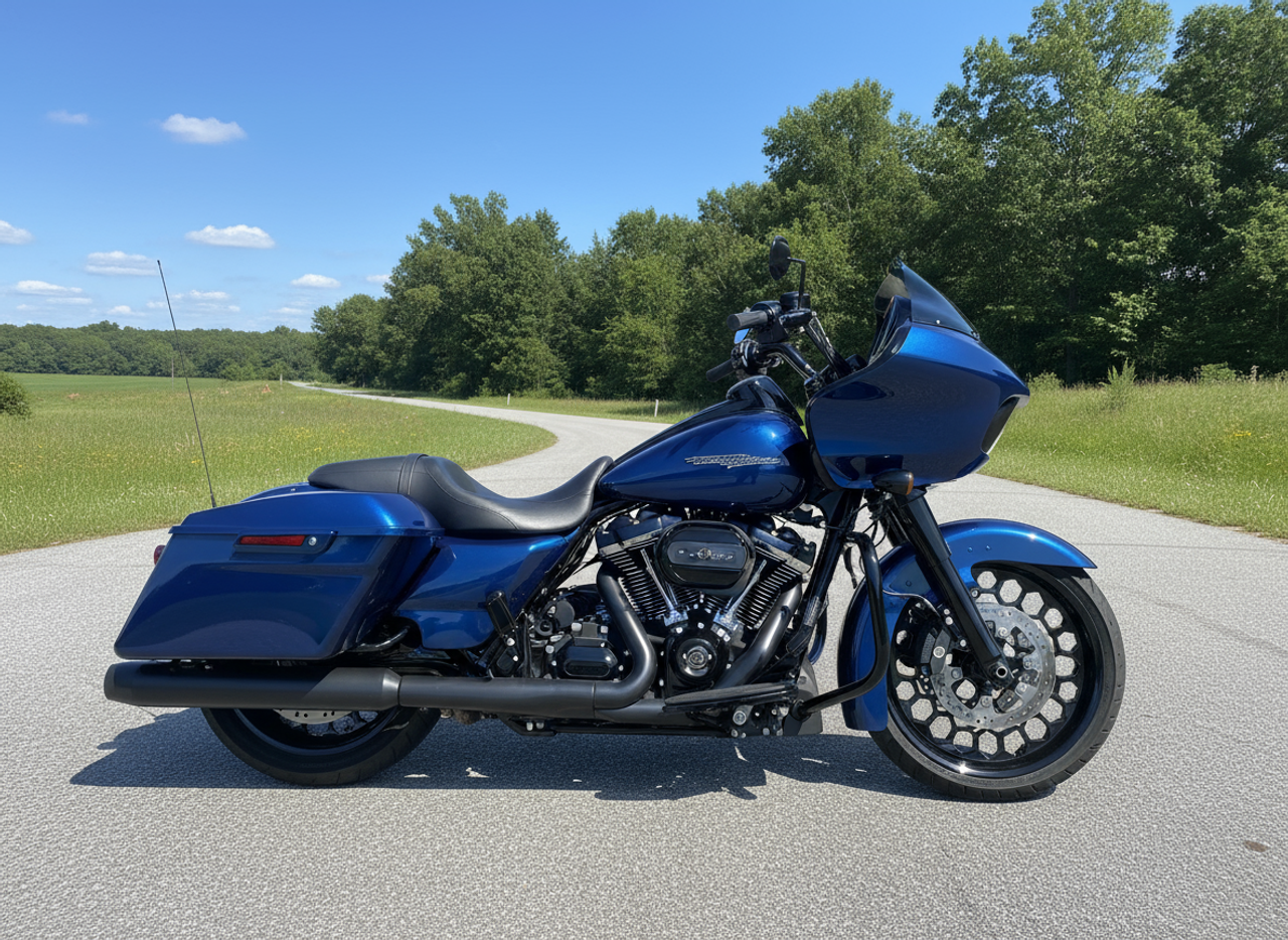 Harley Davidson 21 x 5 Fat Front Wheel All Black - Majesty