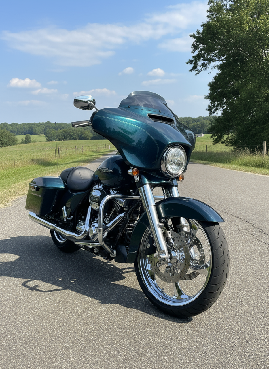 Harley Davidson Chrome PVD Softail Wheels - Merlin