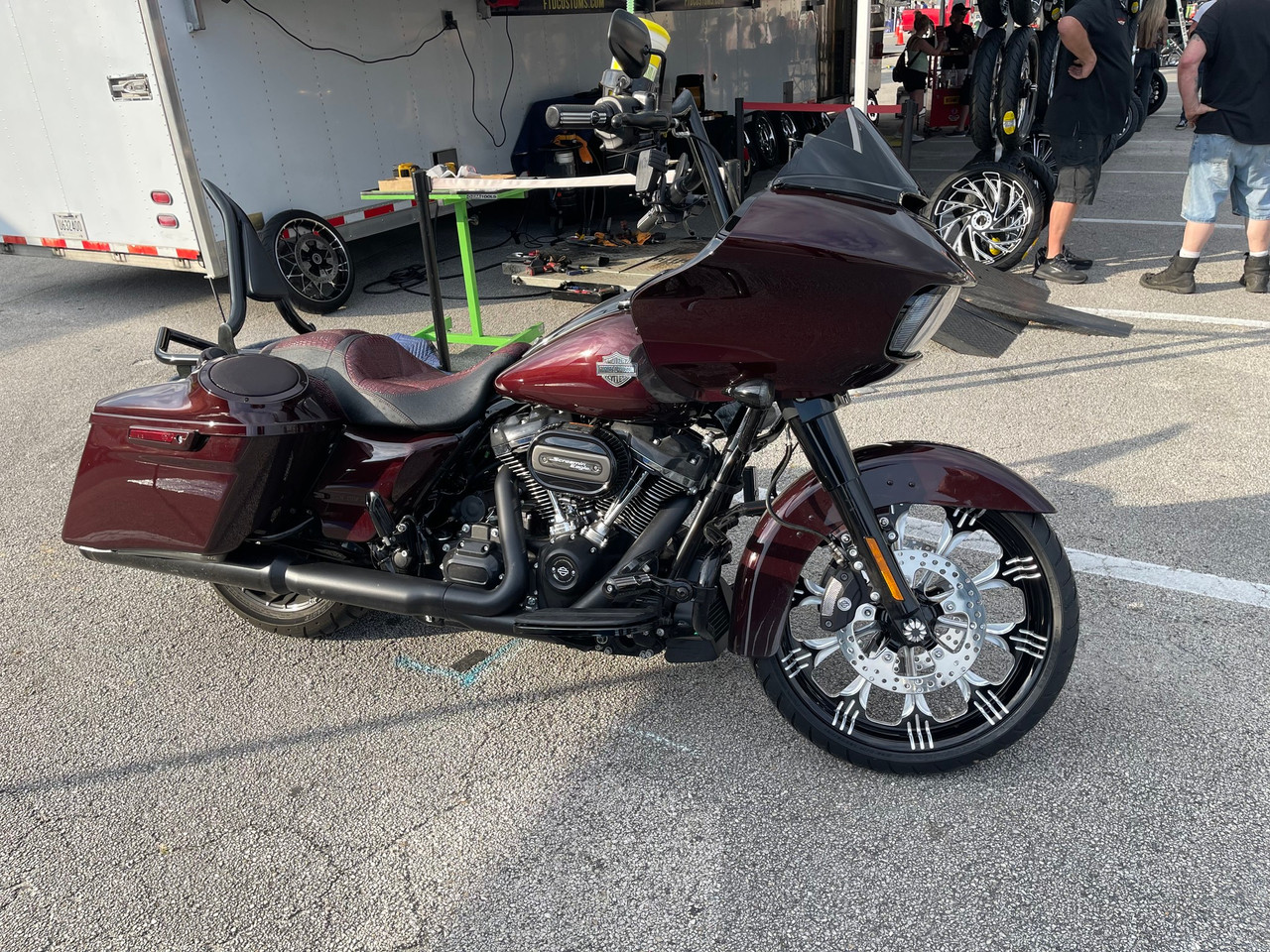 Harley Davidson Black Contrast Dyna Wheels - Warlock