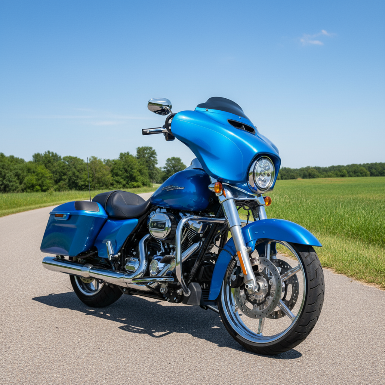 Harley Davidson Chrome PVD Dyna Wheels - Malice