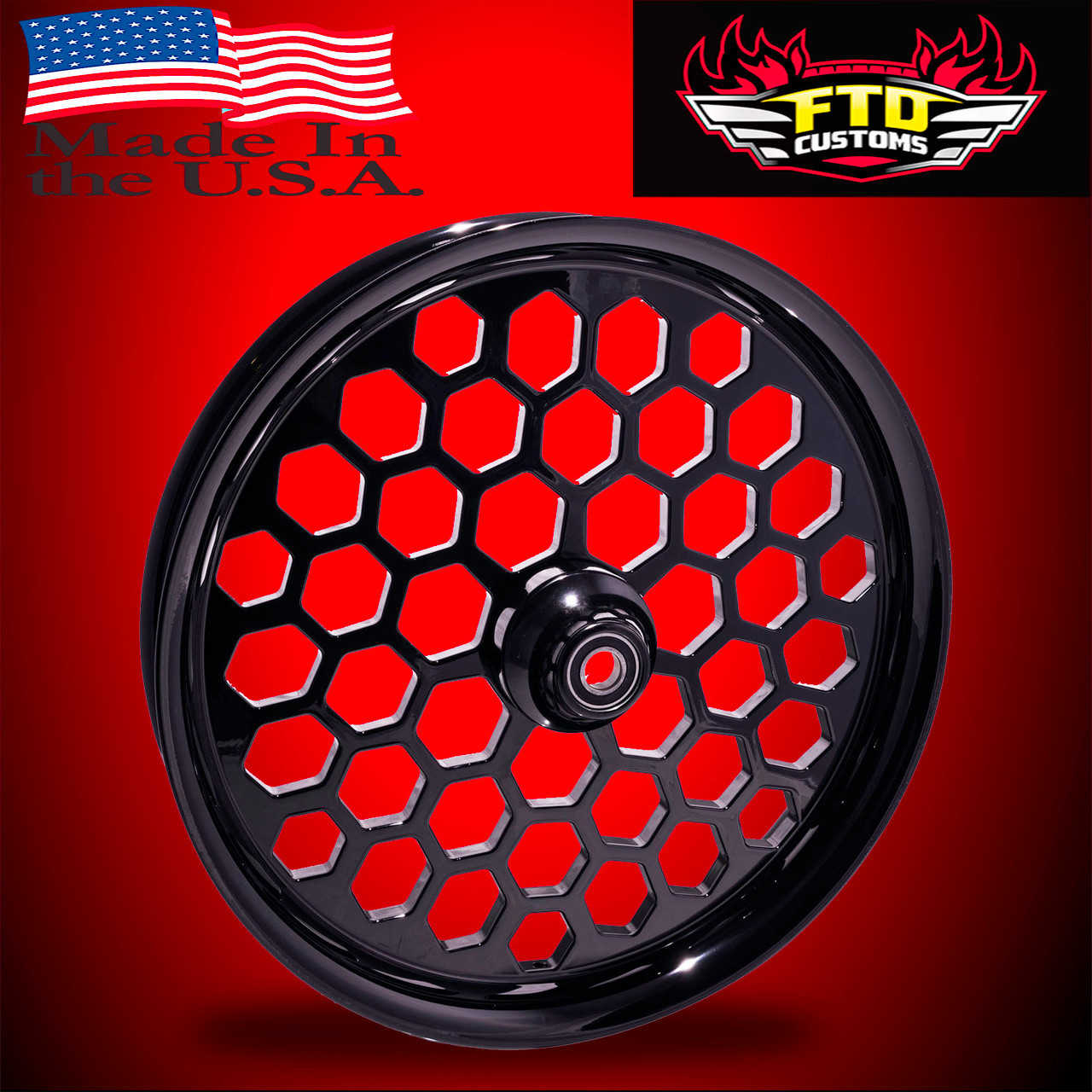 Harley Davidson All Black Dyna Wheels - Majesty