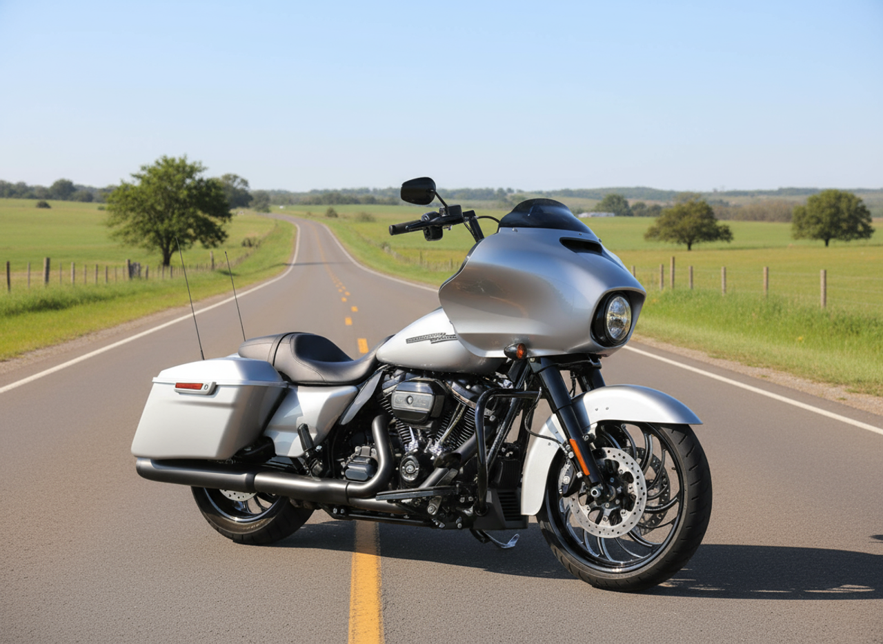 Harley Davidson 23 x 5 Fat Front Wheel Black Contrast - Creeper