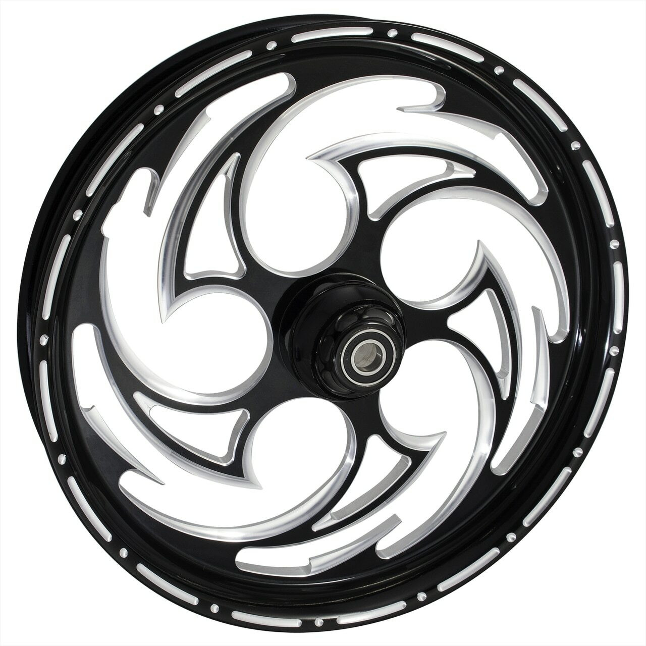 Black Contrast Road Glide Wheels Predator LD