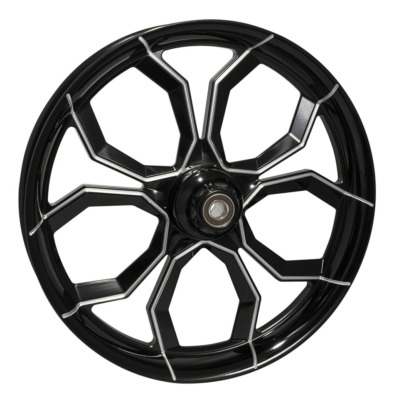 Black Contrast Road Glide Wheels Widow L