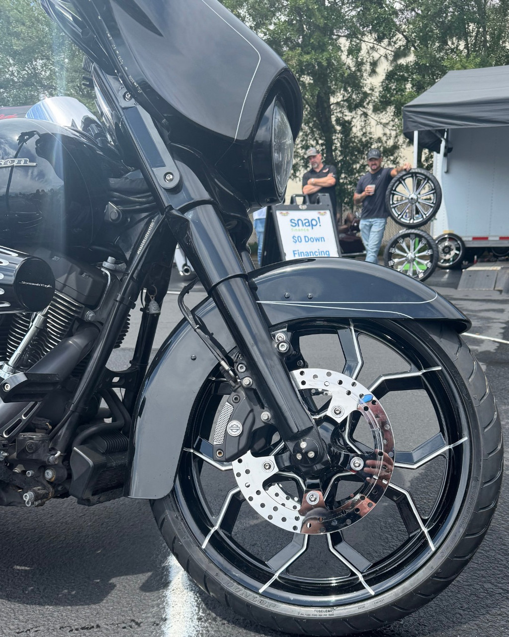 Indian Motorcycle Wheels Black Contrast - Widow