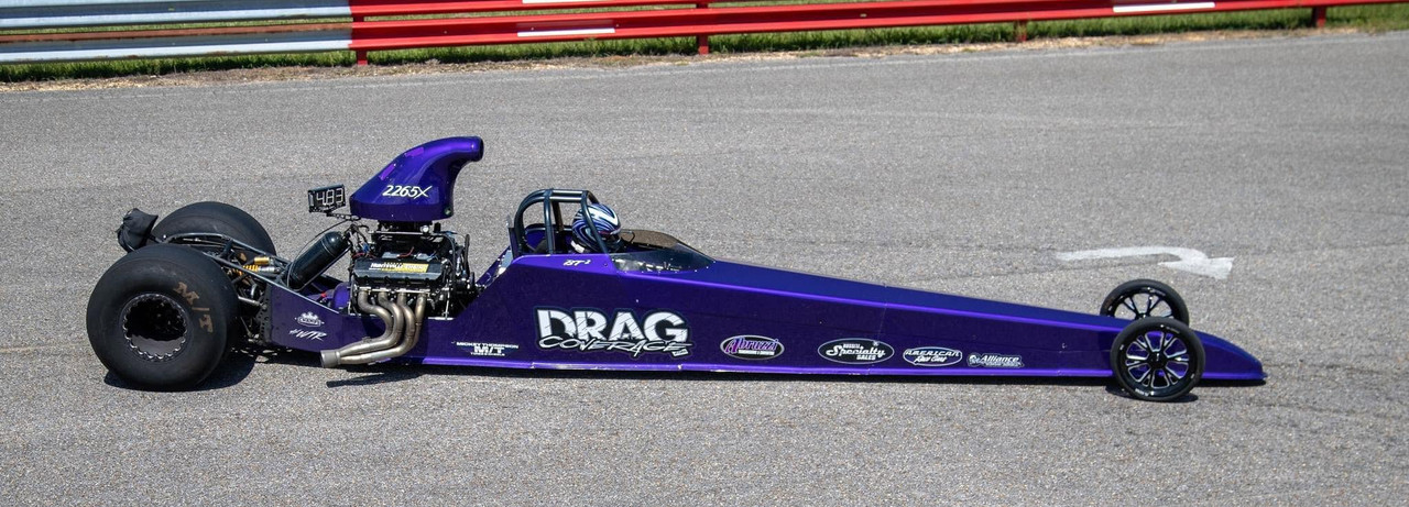 Black Contrast Dragster Front Wheels - Exile