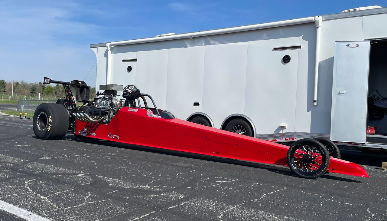 Black Contrast Dragster Front Wheels - Nightmare