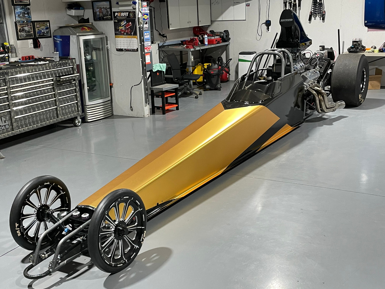 Black Contrast Dragster Front Wheels - Redemption