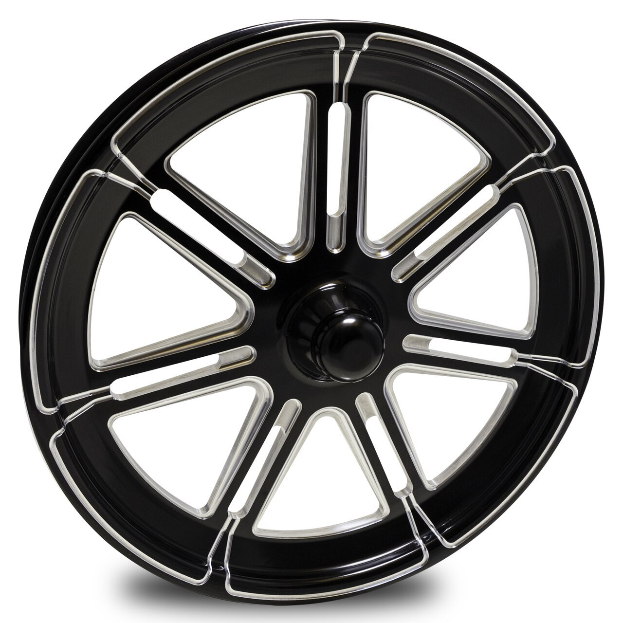 Black Contrast Dragster Front Wheels - Valor