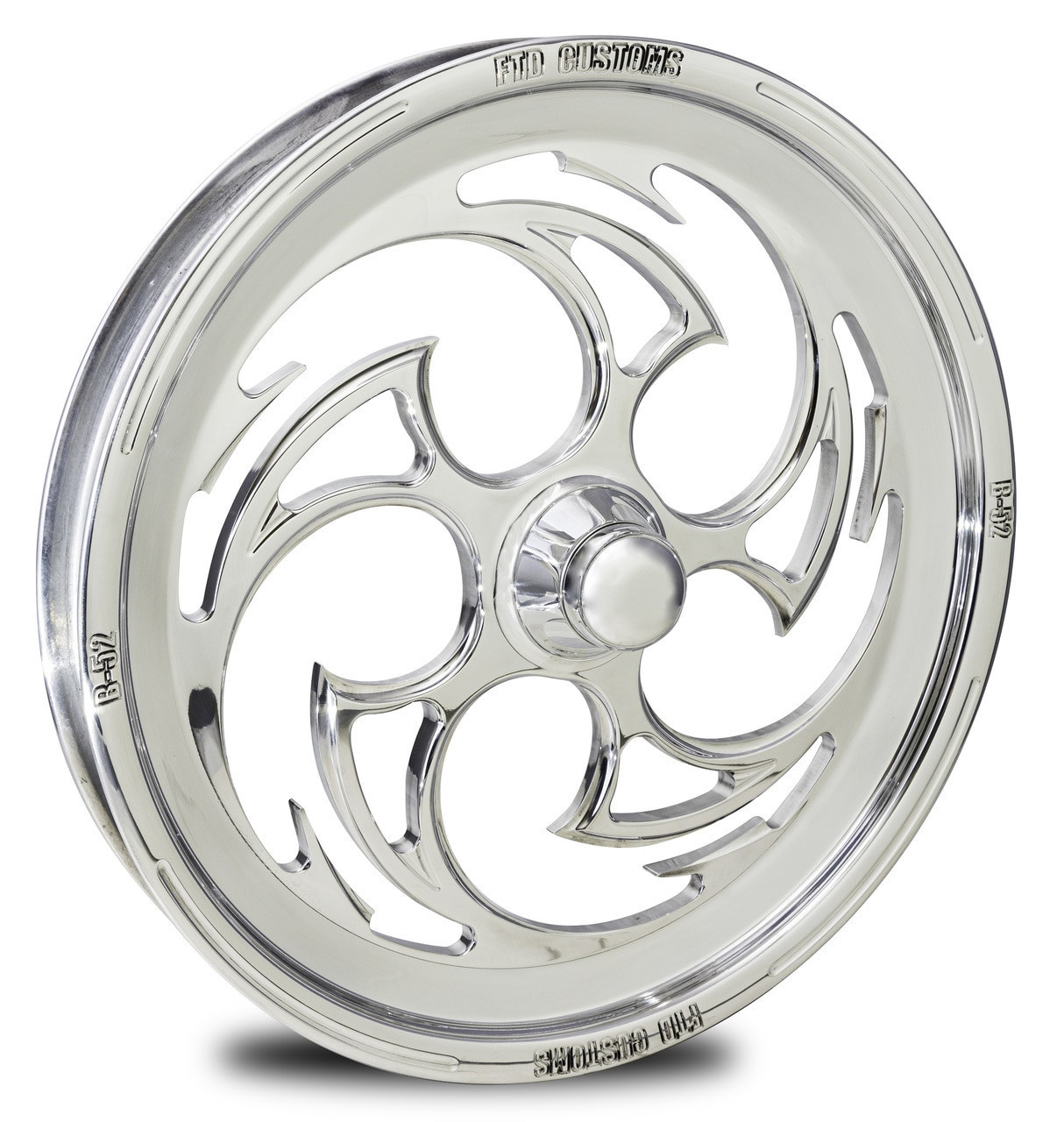 Polished Dragster Front Wheels - Predator