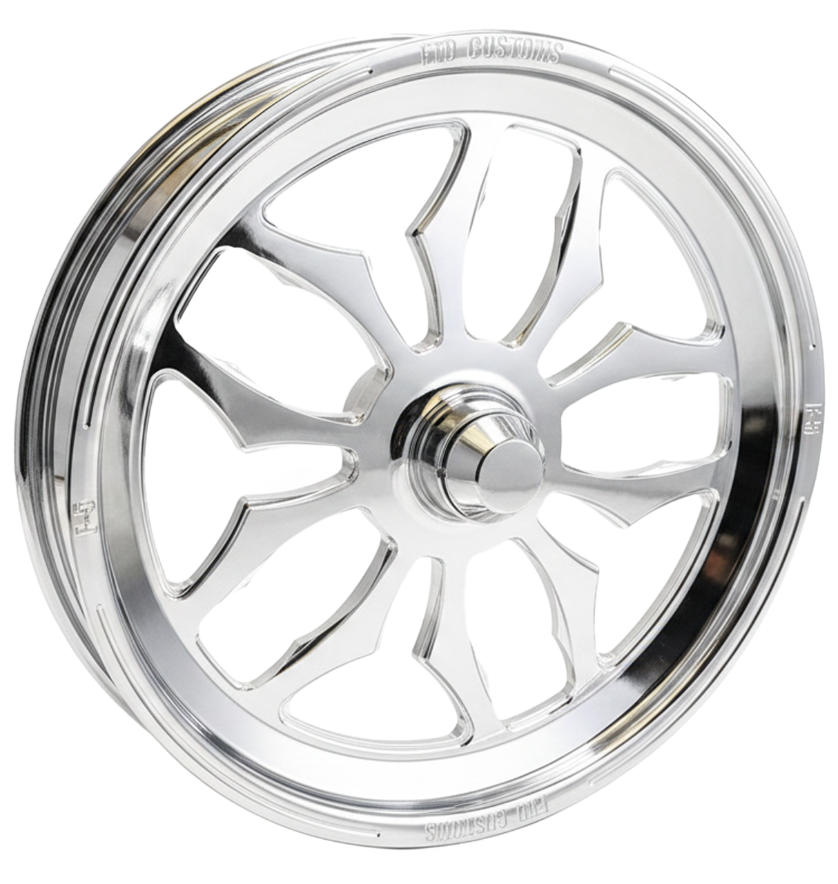 Polished Dragster Front Wheels - Thrasher
