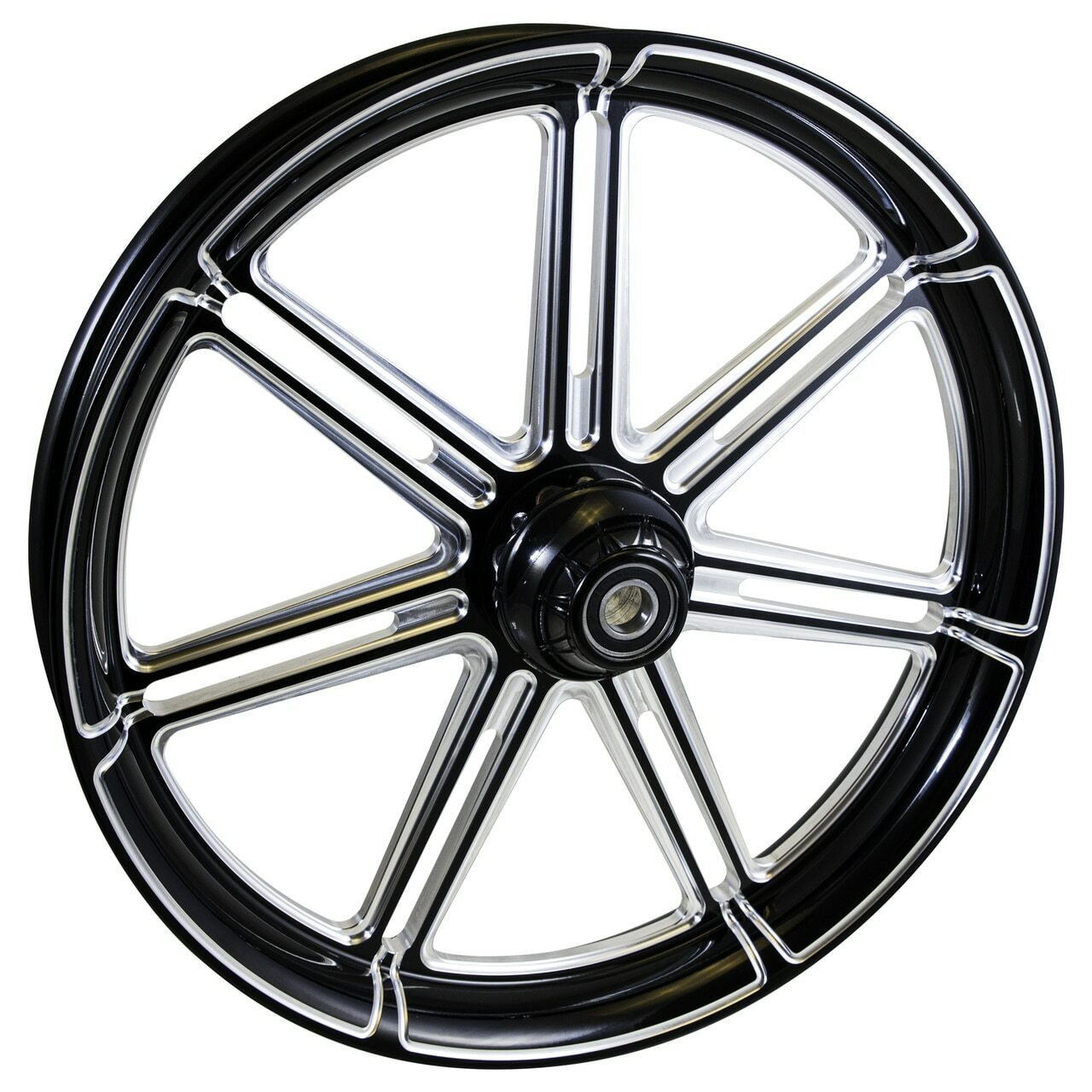 Black Contrast Road King Wheels Valor