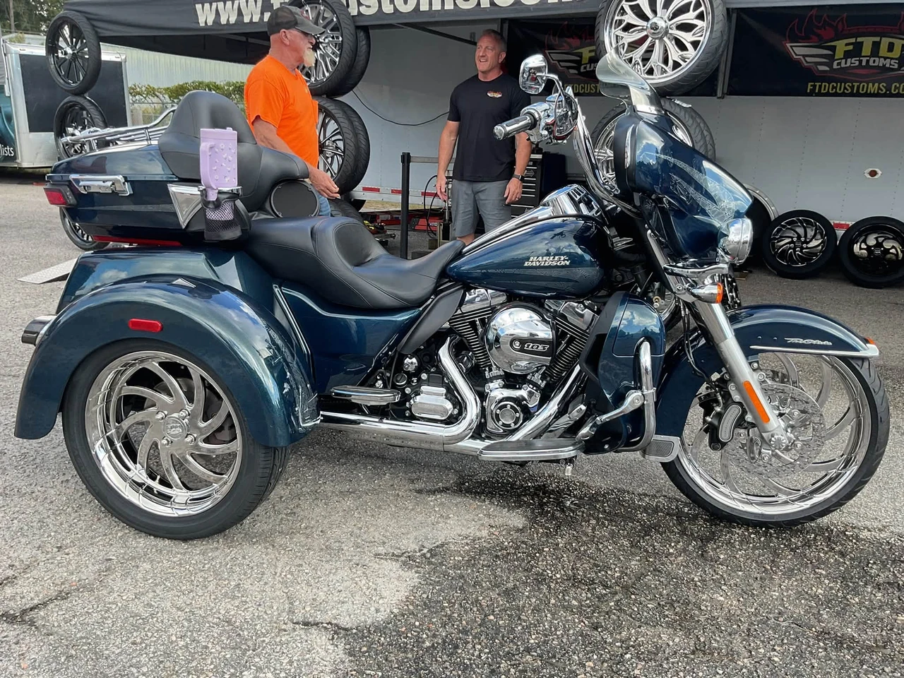 Harley Davidson Chrome Road Glide Wheels - Tempest