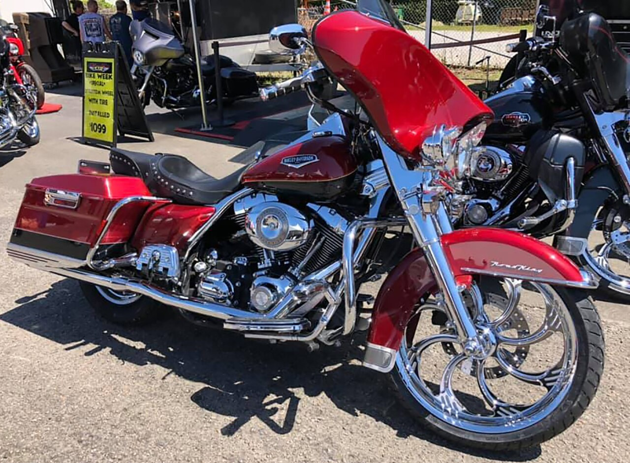 Harley Davidson Chrome Trike - Freewheeler Motorcycle Wheels - Slasher