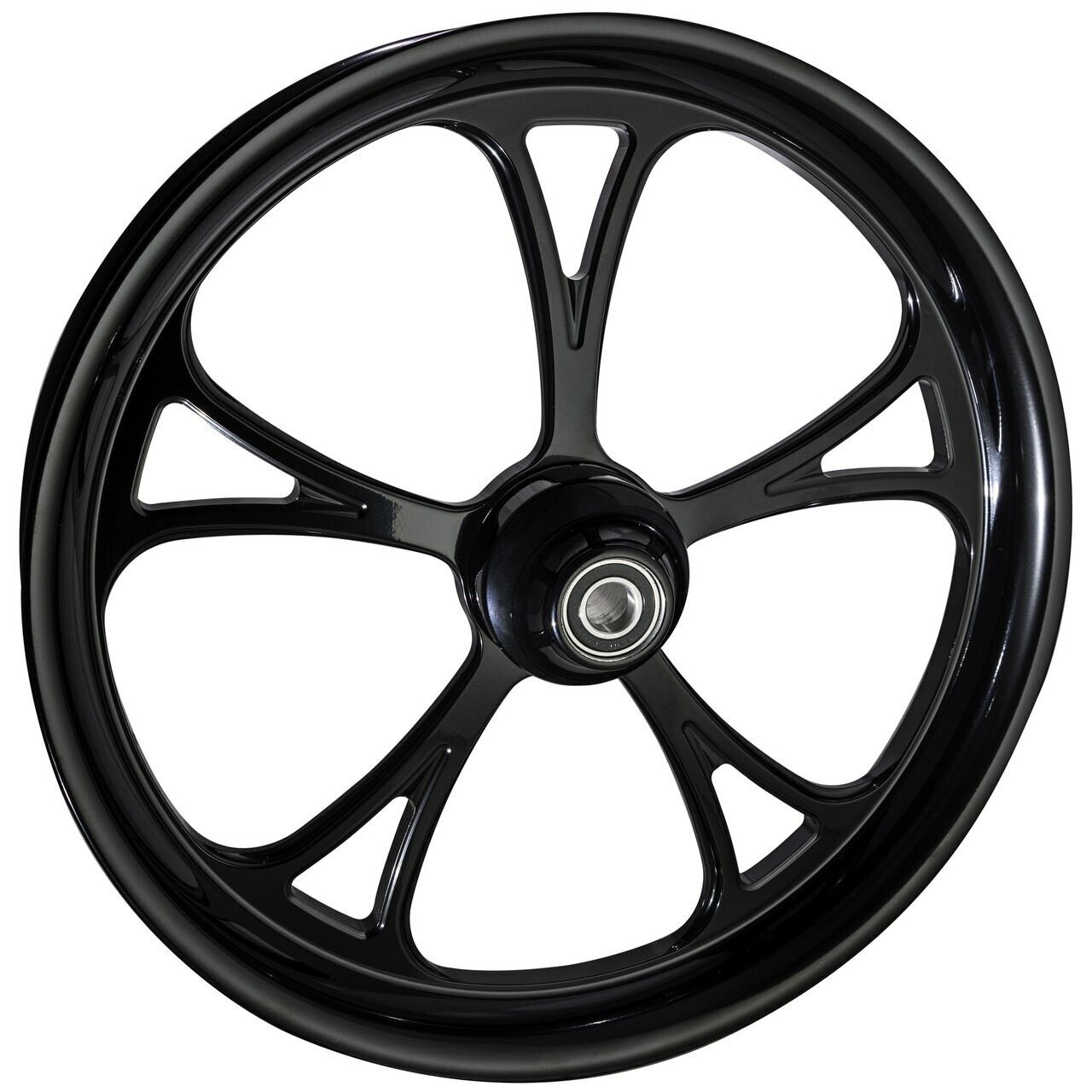 21 inch Black Road King Wheels by FTD Customs Cyclone