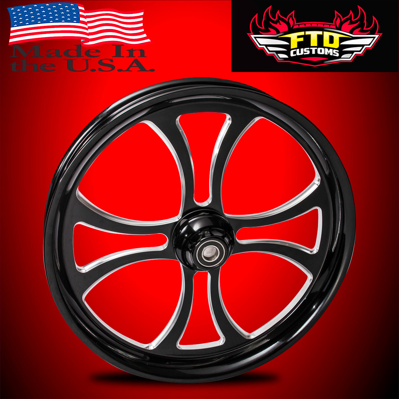 Harley Davidson Breakout Wheels Black Contrast Cut Maltese