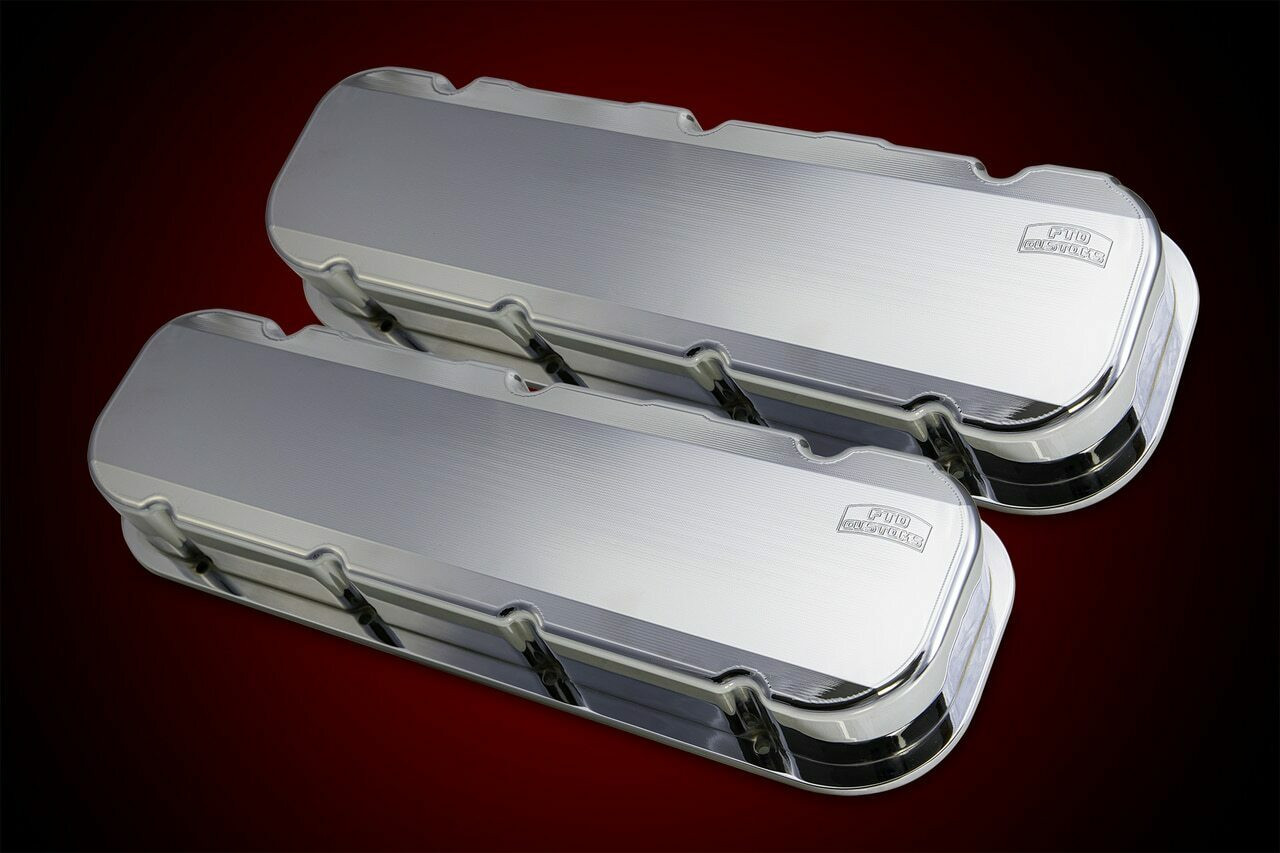 Brodix 12 Degree Billet CNC Machined Valve Covers Big Block Chevy