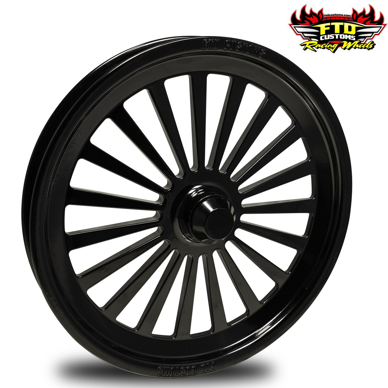 Mystic Spindle mount dragster front wheels Ftd Customs