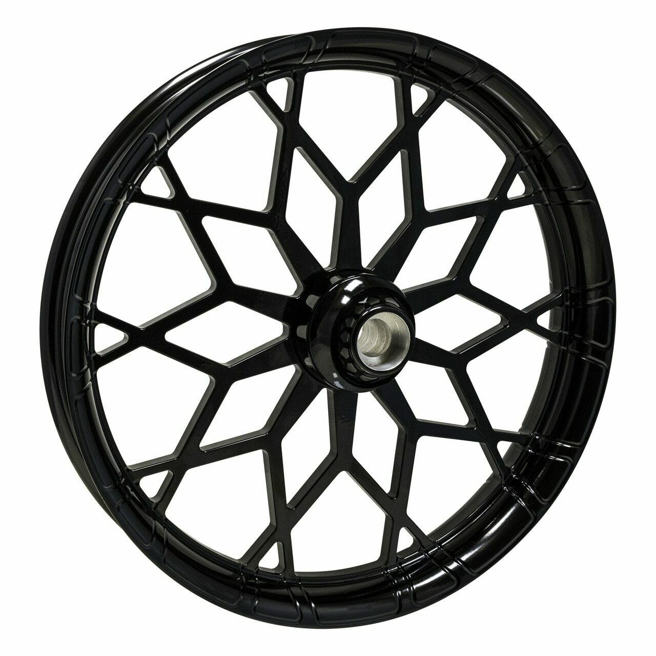 FTD Customs Black Harley Davidson Motorcycle Wheel - Prodigy